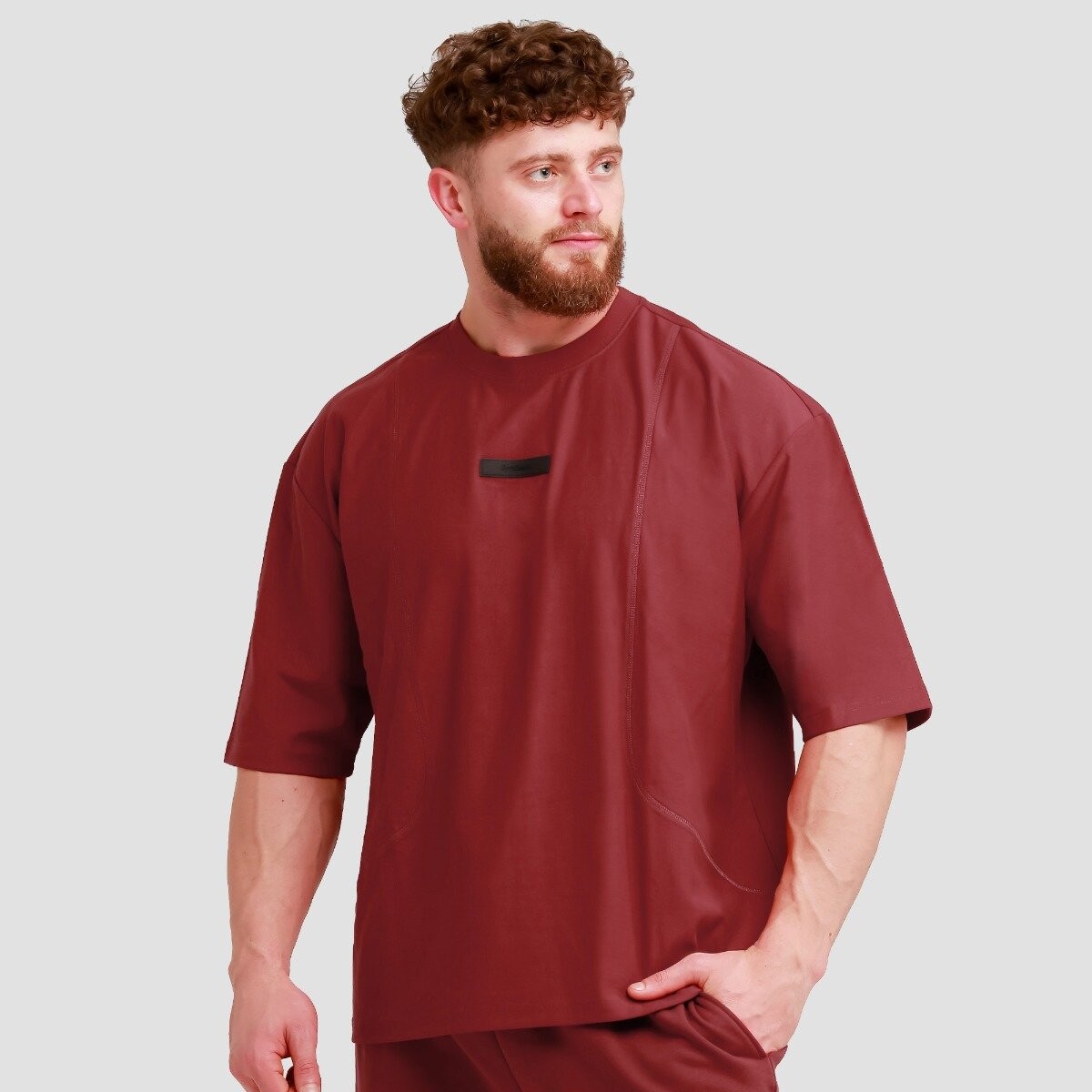 GymBeam Oversized Unstoppable T-shirt Red