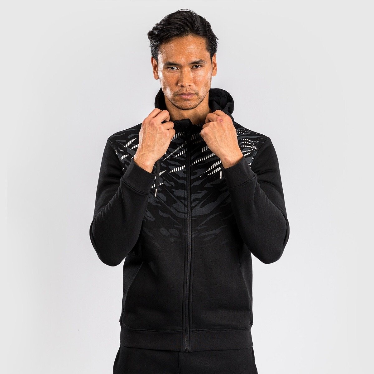 Venum Fight Night Zip Up Hoodie Black