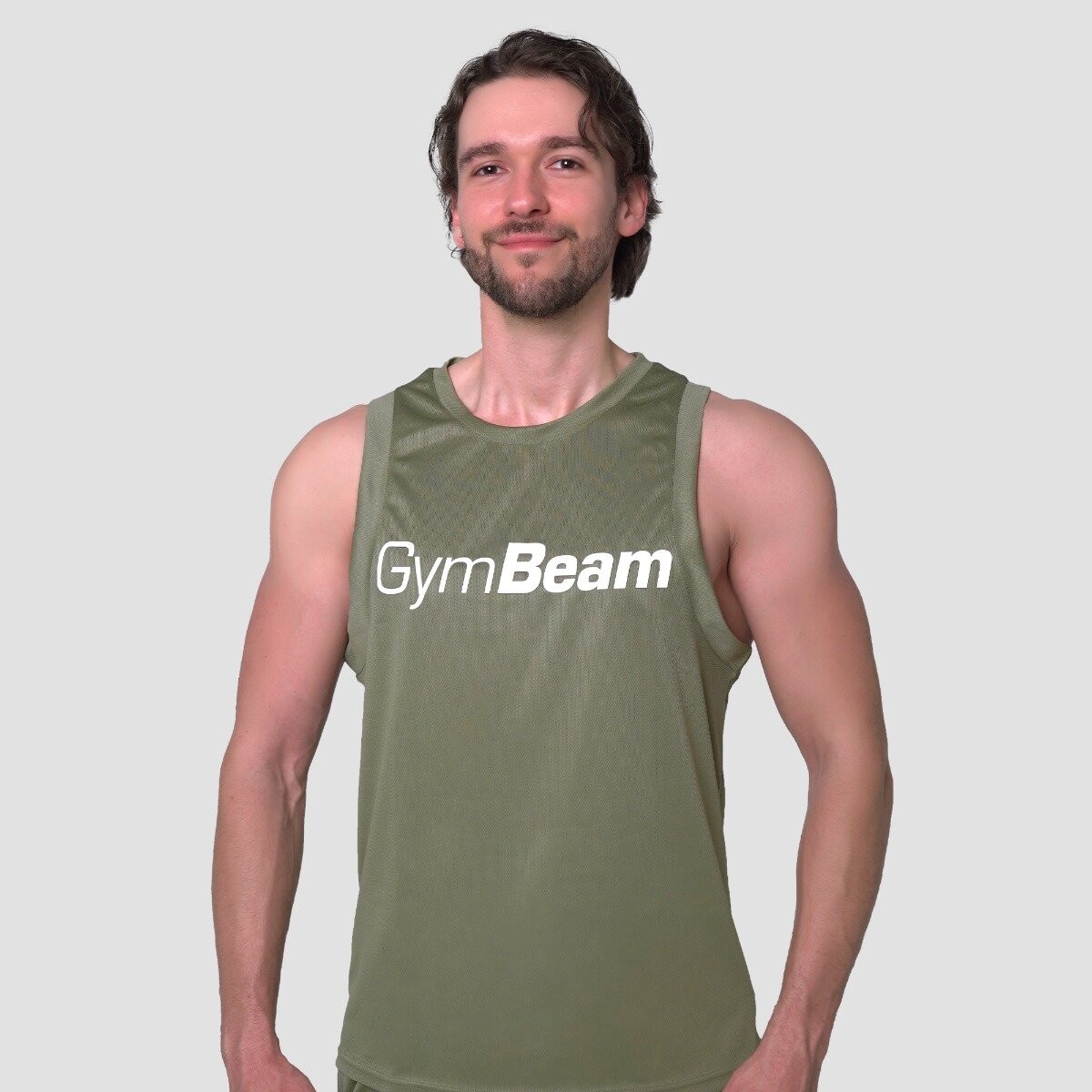 GymBeam Mesh Tanktop Essence Green