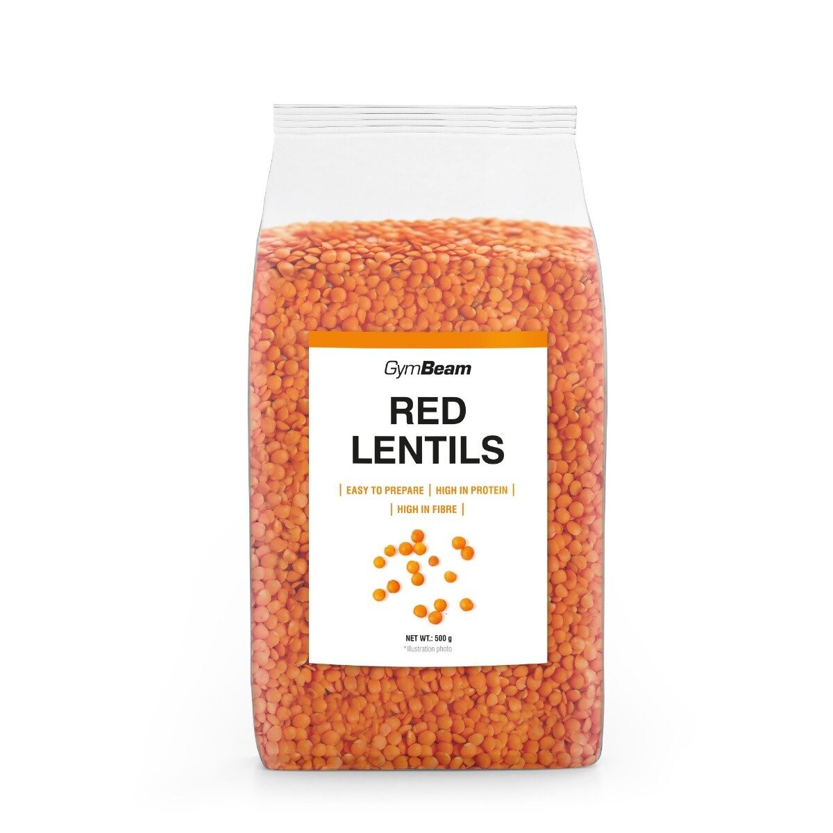 GymBeam Red lentils