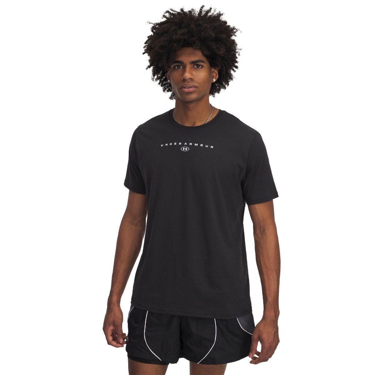 Under Armour Stacked Logo SS T-shirt Black