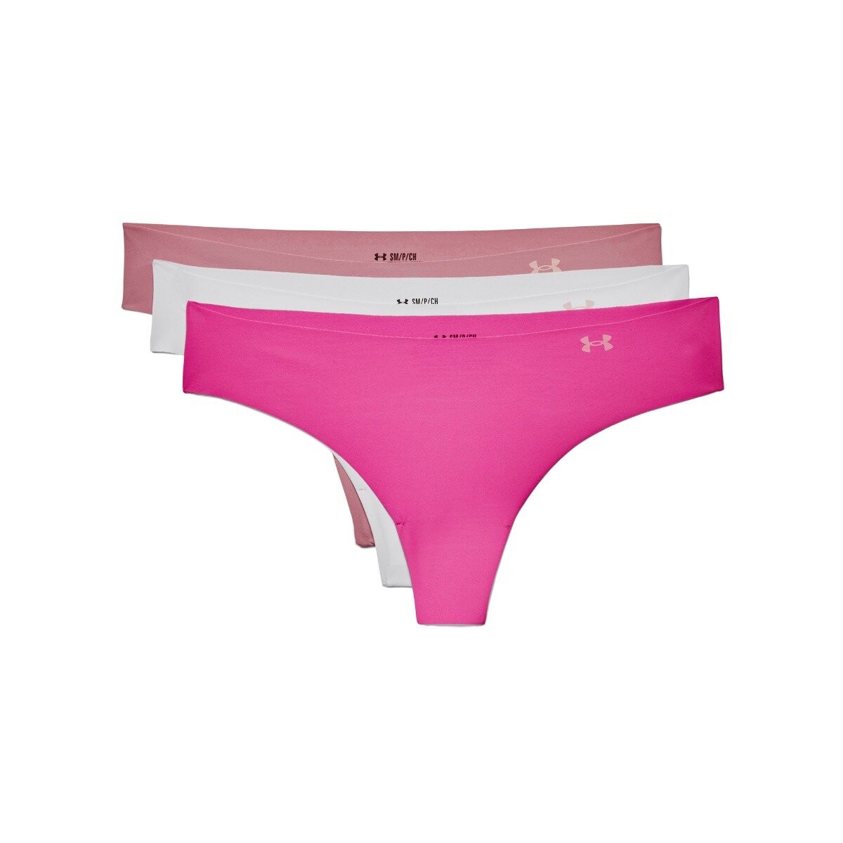 Under Armour Dámske tangá PS Thong 3Pack Pink