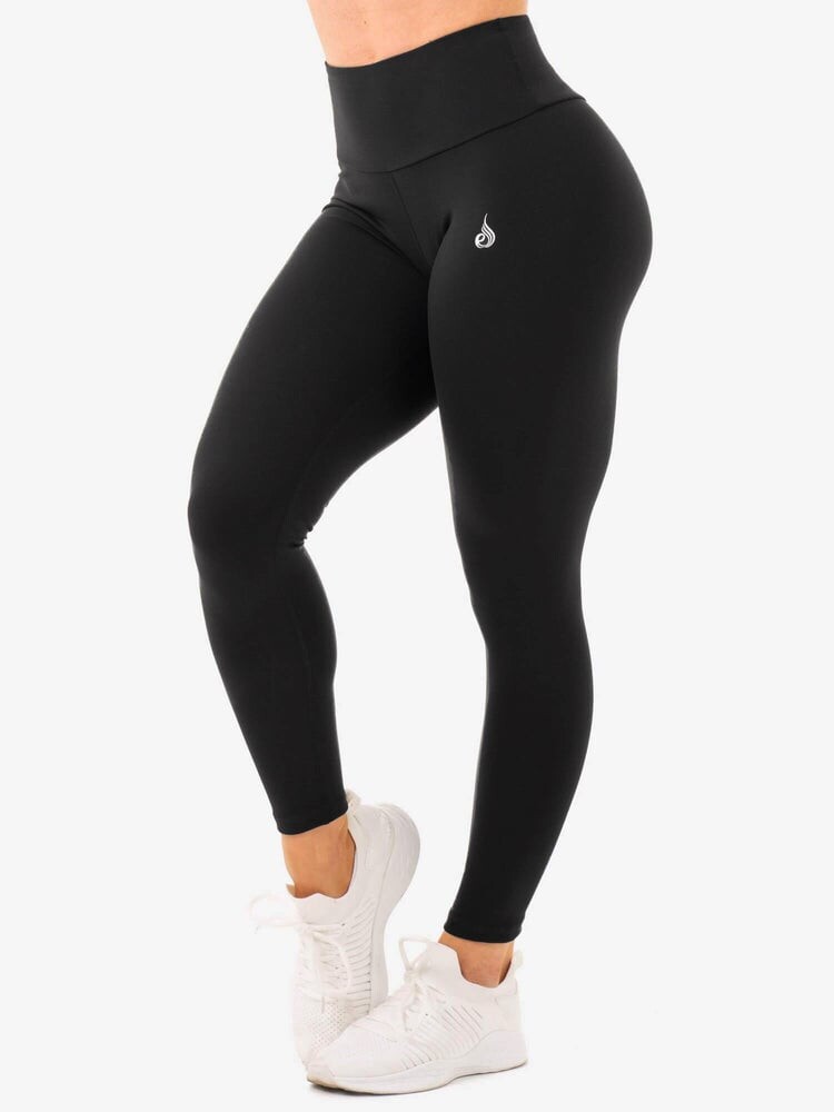Ryderwear Dámské legíny Staples s vysokým pasem Black
