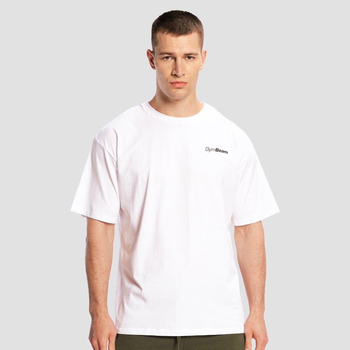 GymBeam Limitless Oversized T-Shirt White