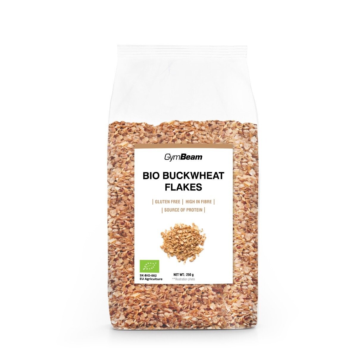 GymBeam BIO Buckwheat flakes