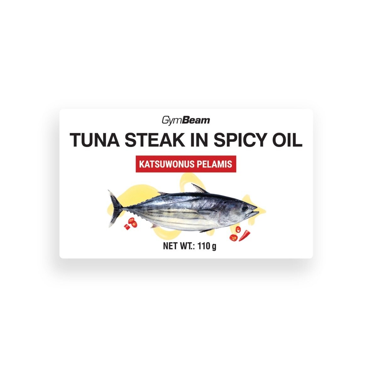 GymBeam Tuna steak in spicy oil