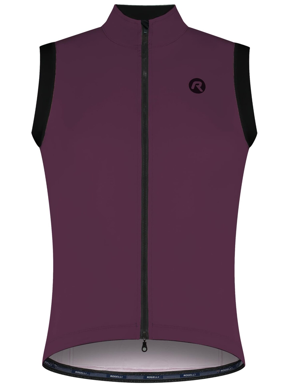 Cyklistická vesta Rogelli SIGNATURE s prodyšnými zády, vínová 2XL