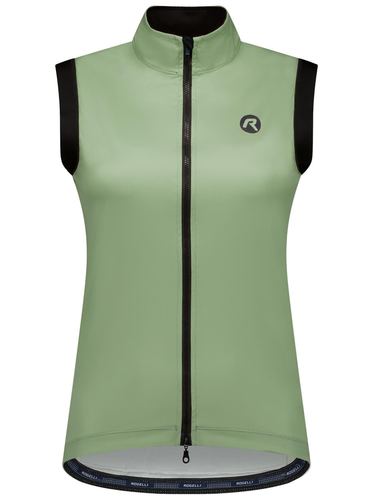 Dámská cyklistická vesta Rogelli SIGNATURE, zelená 2XL