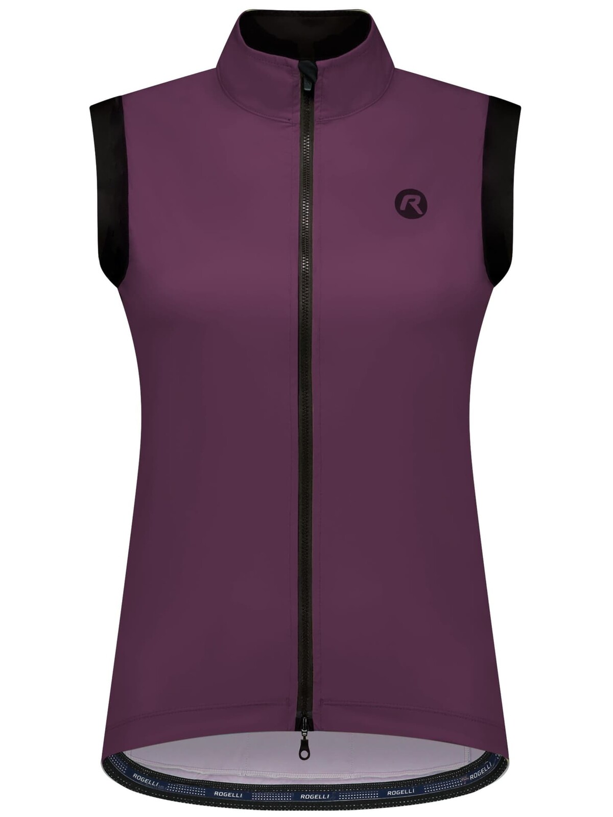 Dámská cyklistická vesta Rogelli SIGNATURE, vínová XL