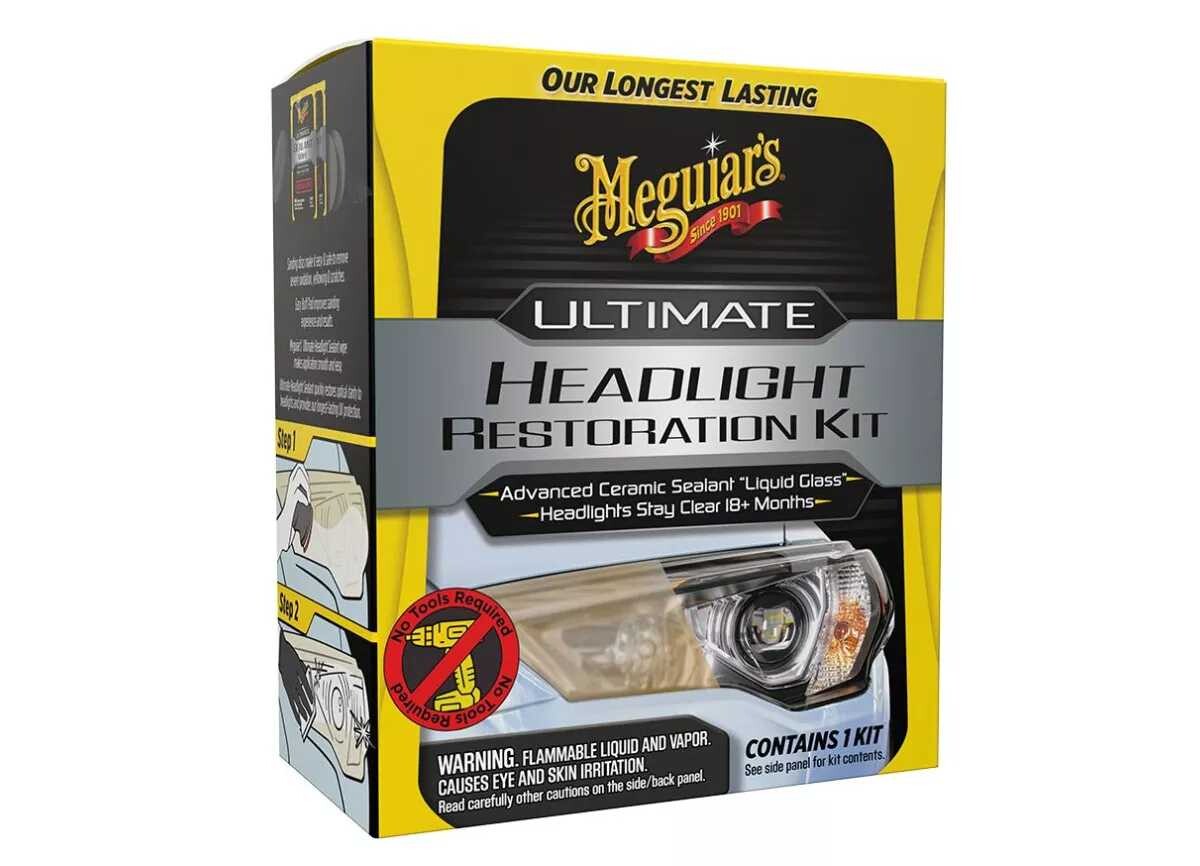 Meguiar's Ultimate Headlight Restoration kit - sada na renovaci světlometů