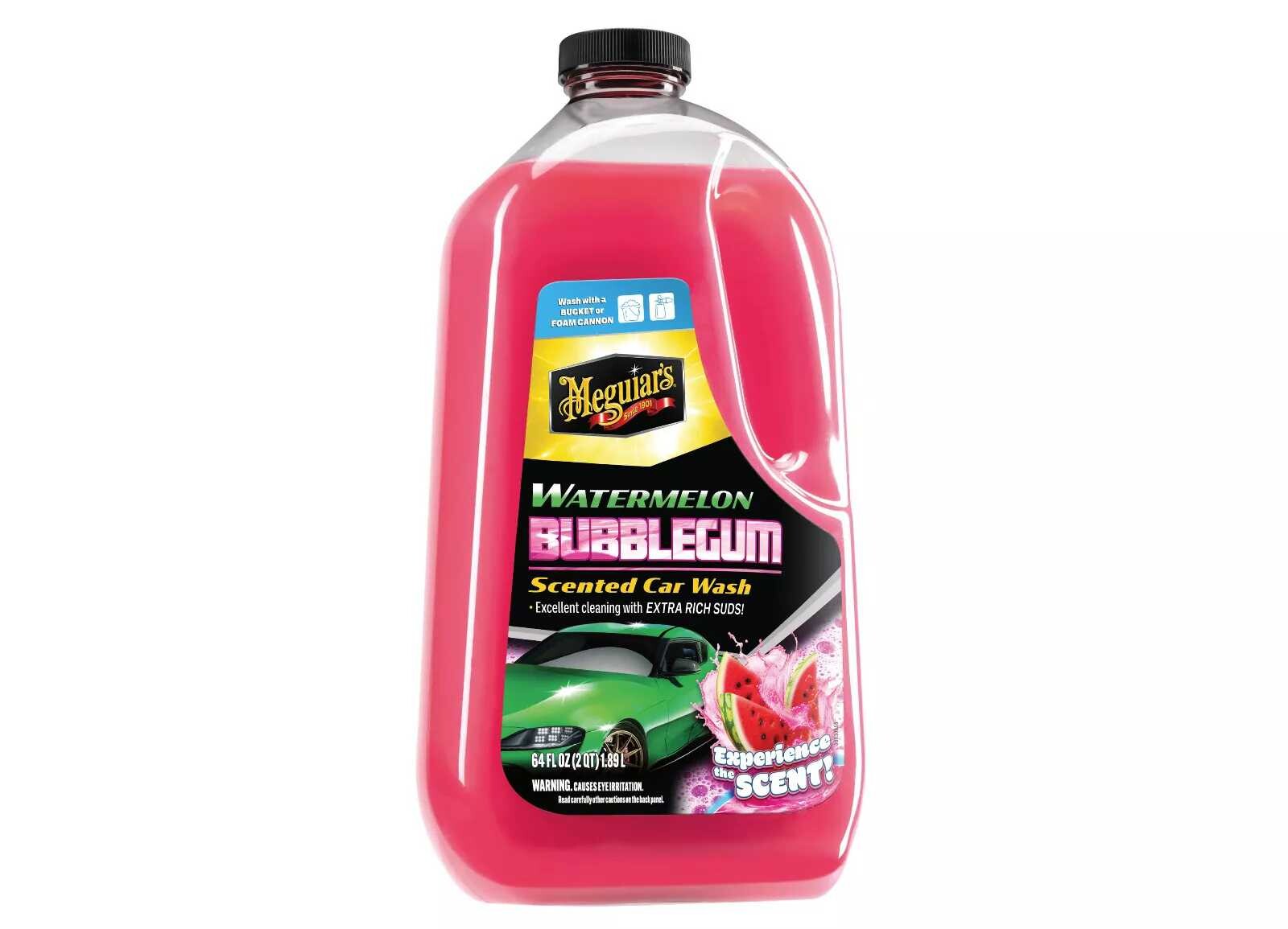 Meguiar's Watermelon Bubblegum Wash - vysoce pěnivý autošampon s vůní melounové žvýkačky, 1,89 l