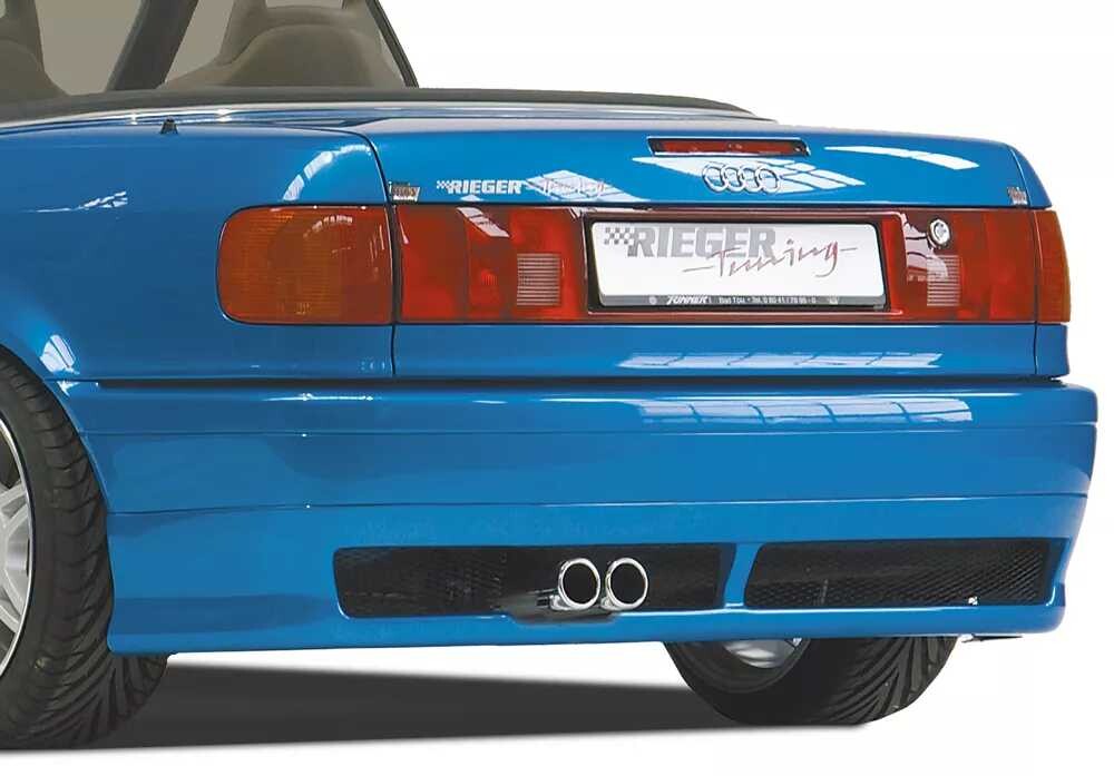 Rieger Tuning Rieger spoiler pod zadní nárazník pro Audi 80 89 kabriolet, kupé, plast ABS bez povrchové úpravy