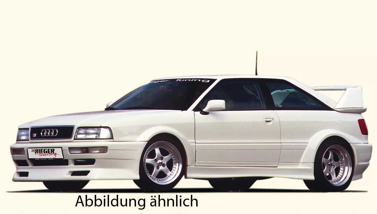 Rieger Tuning Rieger lipa pod přední nárazník widebody II Rieger pro Audi 90 Typ 89, plast ABS bez povrchové úpravy