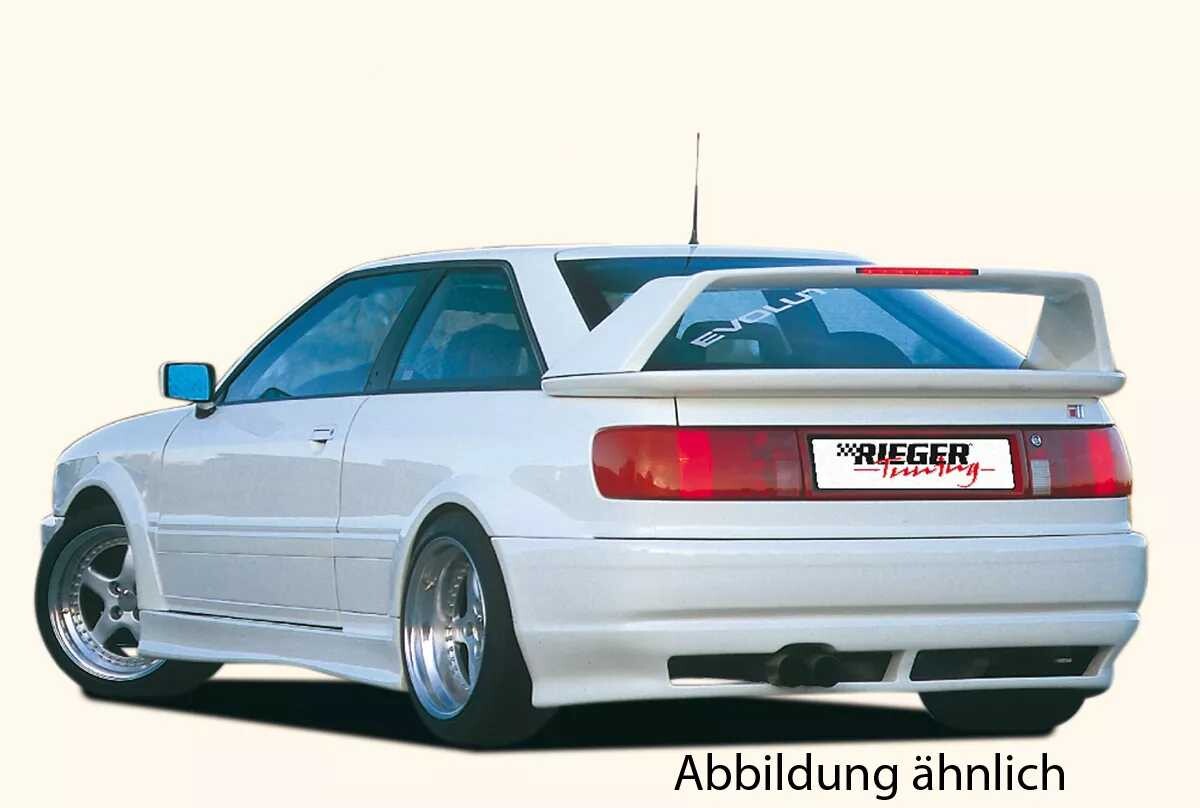 Rieger Tuning Rieger lipa pod zadní nárazník widebody II pro Audi 90 Typ 89, plast ABS bez povrchové úpravy