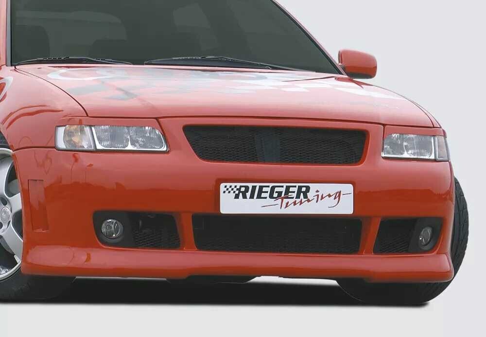 Rieger Tuning Rieger přední nárazník pro Audi A3 8L 3-dvéř., 5-dvéř., plast ABS bez povrchové úpravy, pro vozy s integrovanou maskou bez znaku, s držáky originálních mlhových světel