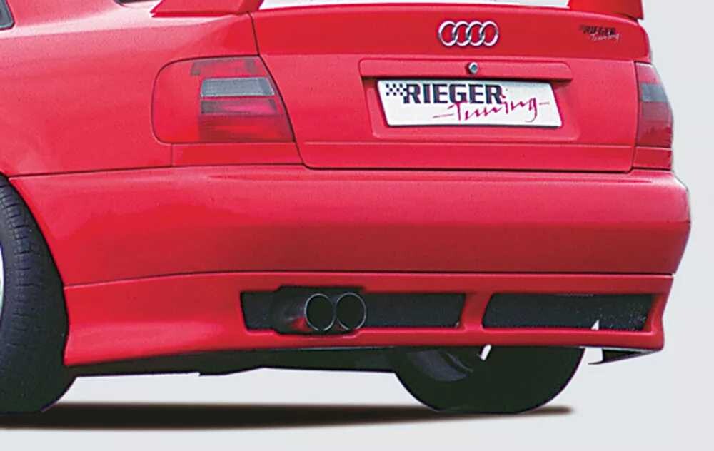 Rieger Tuning Rieger spoiler pod zadní nárazník pro Audi A4 B5 avant, sedan r.v. 99-12/00, plast ABS bez povrchové úpravy, r.v. 1999-12/2000, pro vozy bez parkovacího asistenta (PDC)