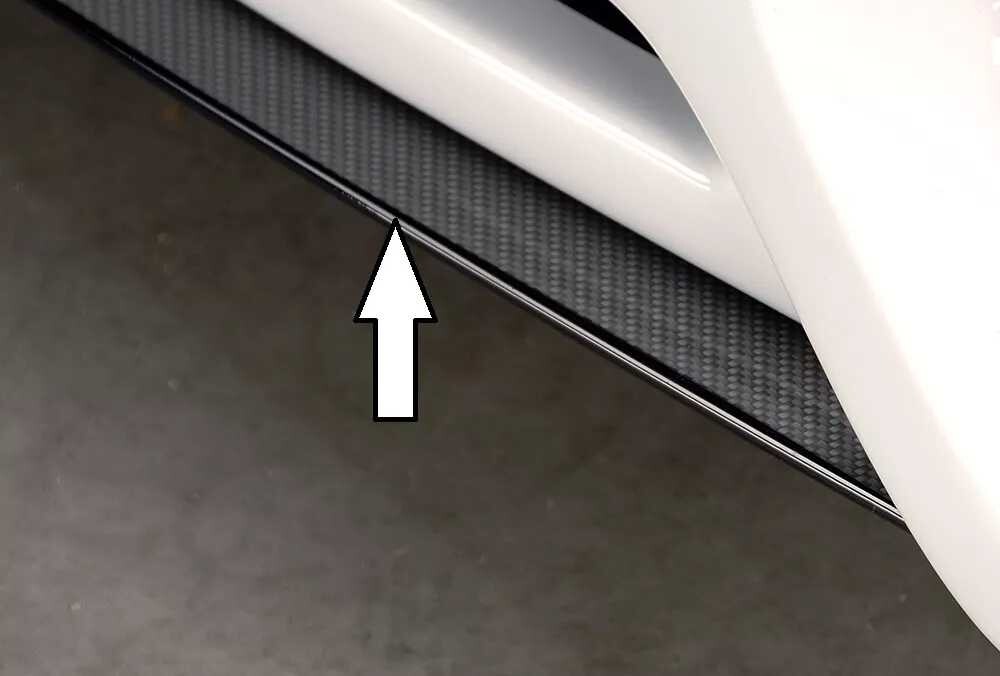 Rieger Tuning Rieger lipa pod přední nárazník Rieger pro Audi A5 B8, B81 kabriolet, kupé, Sportback před faceliftem, 06/07-07/11, plast ABS s povrchovou úpravou Carbon-Look, pod přední spoiler Rieger obj. kód K 00055411