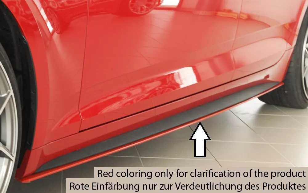 Rieger Tuning Rieger spoiler pod boční práh mont. strana levá pro Audi A5 S5 B9, F5 Sportback před faceliftem, r.v. 11/16-12/19, plast ABS bez povrchové úpravy