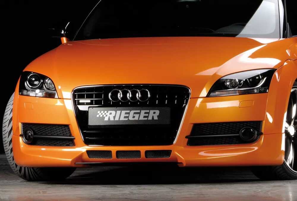 Rieger Tuning Rieger spoiler pod přední nárazník pro Audi TT 8J kupé, roadster před faceliftem, r.v. 09/06-06/10, plast ABS bez povrchové úpravy