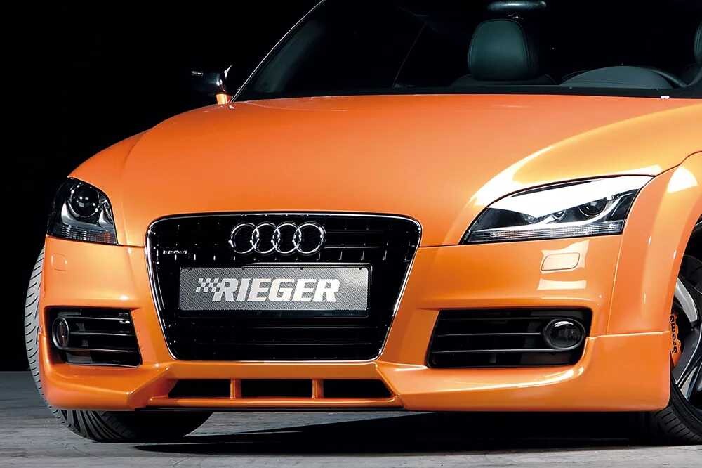Rieger Tuning Rieger spoiler pod přední nárazník pro Audi TT 8J kupé, roadster vč. faceliftu, r.v. 07/10-, 09/06-06/10, plast ABS bez povrchové úpravy