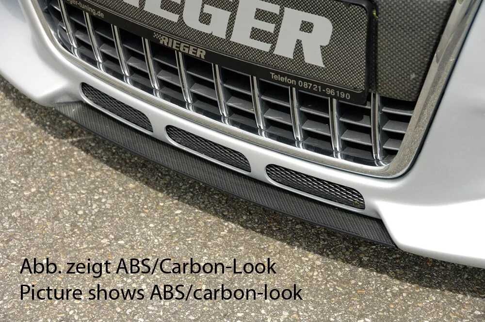 Rieger Tuning Rieger lipa pod přední nárazník Rieger pro Audi TT 8N kupé, roadster, plast ABS bez povrchové úpravy