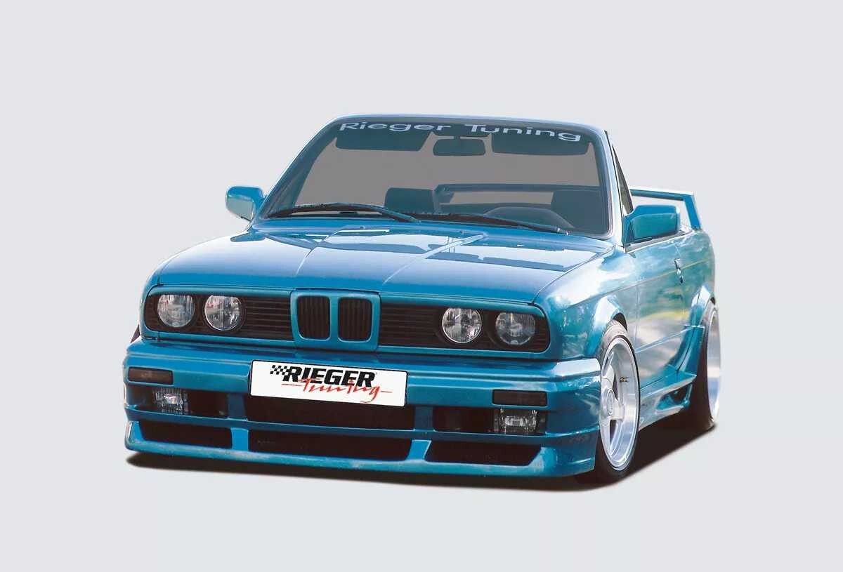 Rieger Tuning Rieger lipa pod přední nárazník Rieger pro BMW řada 3 E30, plast ABS bez povrchové úpravy
