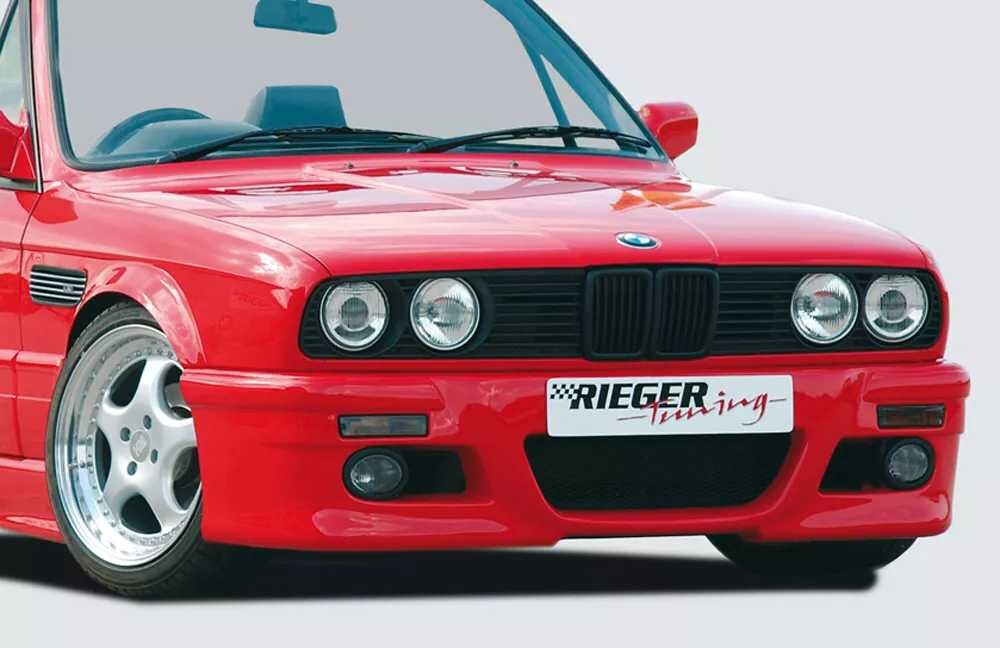 Rieger Tuning Rieger přední nárazník pro BMW řada 3 E30 kabriolet, kupé, sedan, touring, plast ABS bez povrchové úpravy