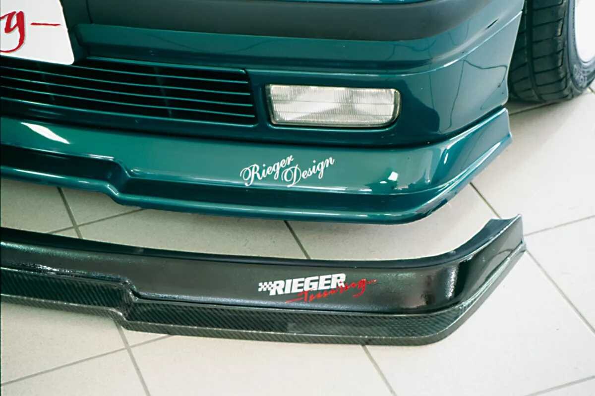 Rieger Tuning Rieger spoiler pod přední nárazník pro BMW řada 3 E36 compact, kabriolet, kupé, sedan, touring, plast ABS bez povrchové úpravy, s integrovanou lipou
