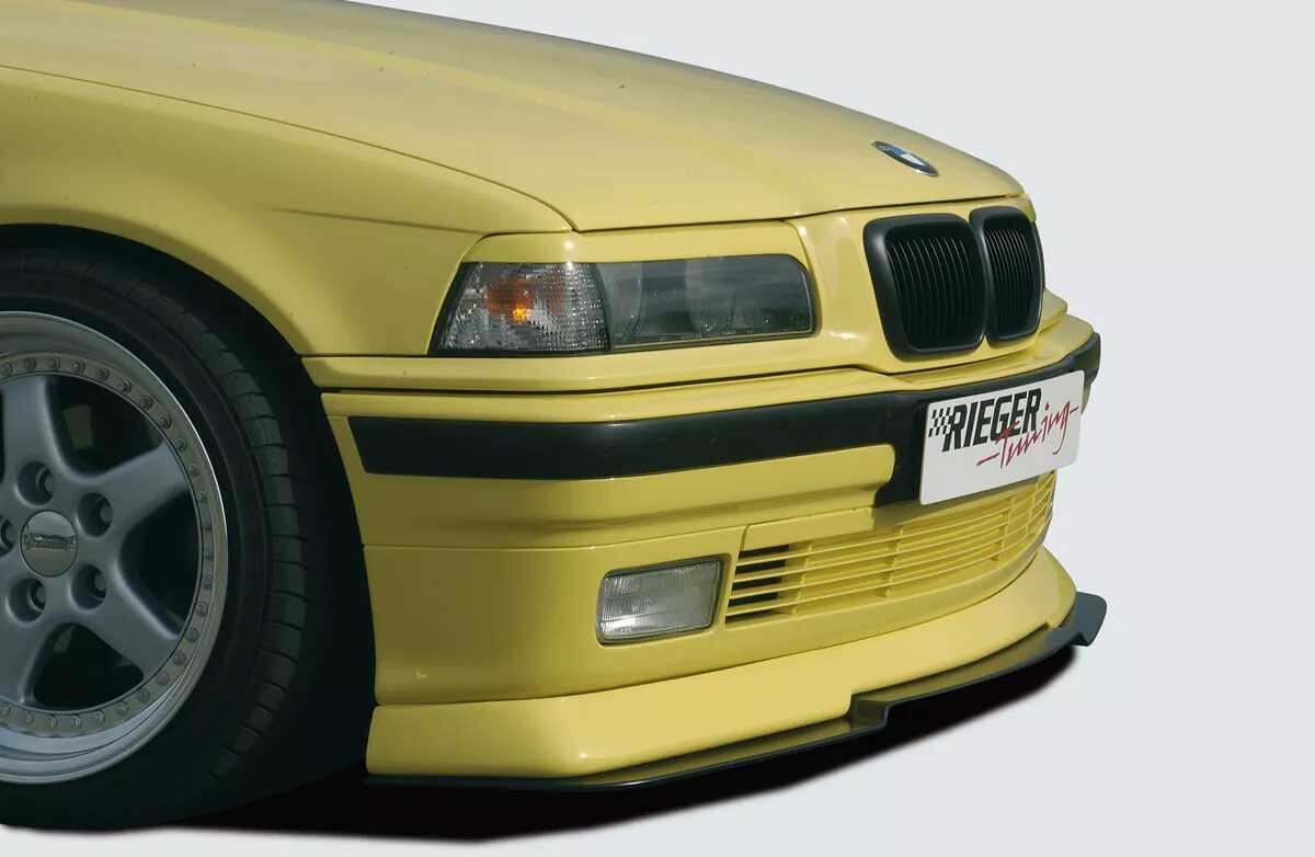 Rieger Tuning Rieger spoiler pod přední nárazník pro BMW řada 3 E36 compact, kabriolet, kupé, sedan, touring, plast ABS bez povrchové úpravy