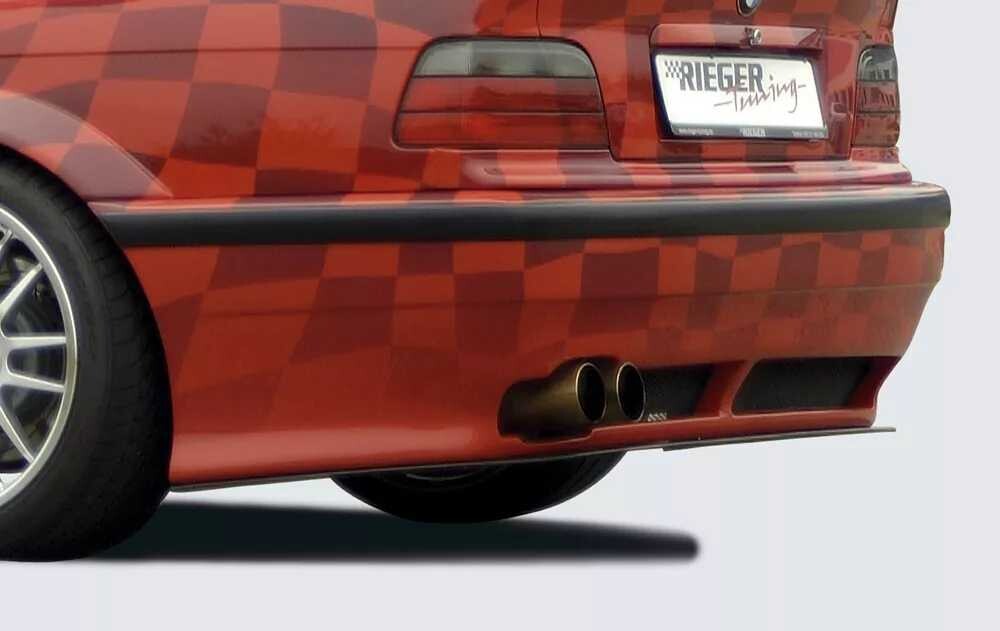 Rieger Tuning Rieger zadní nárazník pro BMW řada 3 E36 kabriolet, kupé, sedan, plast ABS bez povrchové úpravy