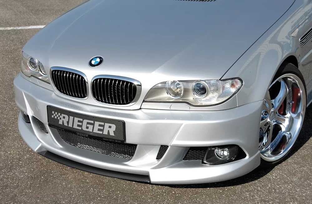 Rieger Tuning Rieger přední nárazník pro BMW řada 3 E46 sedan, touring vč. faceliftu, plast ABS bez povrchové úpravy