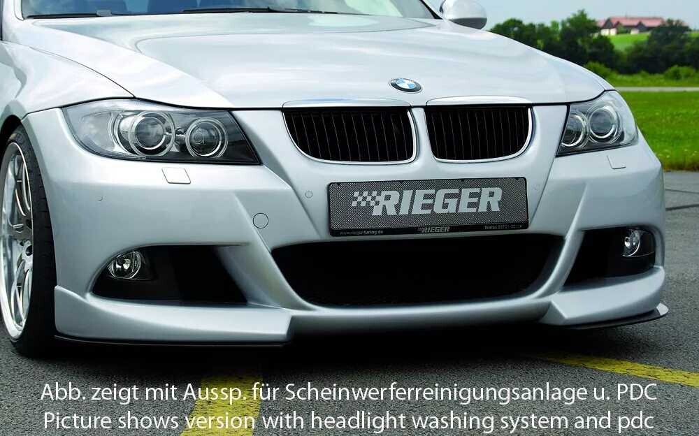 Rieger Tuning Rieger přední nárazník pro BMW řada 3 E90, E91 sedan, touring před faceliftem, plast ABS bez povrchové úpravy