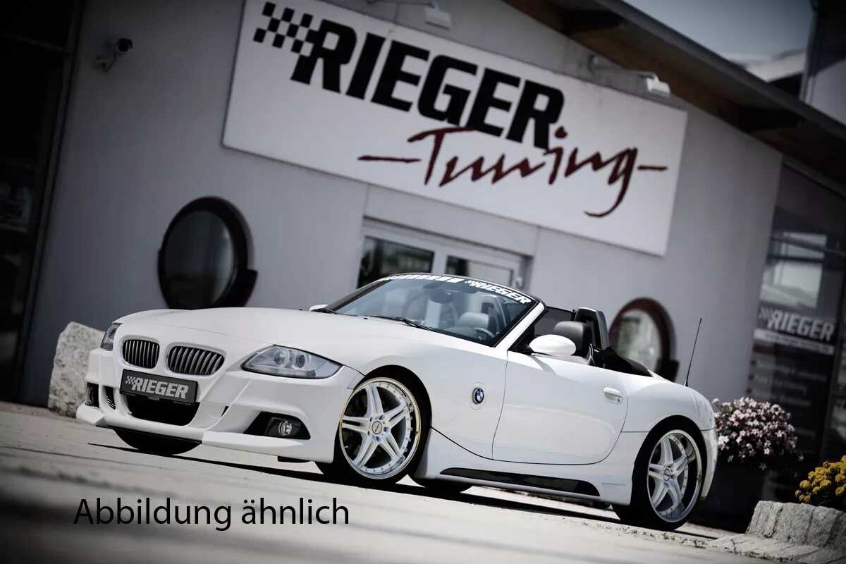 Rieger Tuning Rieger přední nárazník pro BMW Z4 E85 kupé, roadster po faceliftu, plast ABS bez povrchové úpravy, s výřezy pro mlhová světla, pro vozy bez ostřikovačů předních světlometů