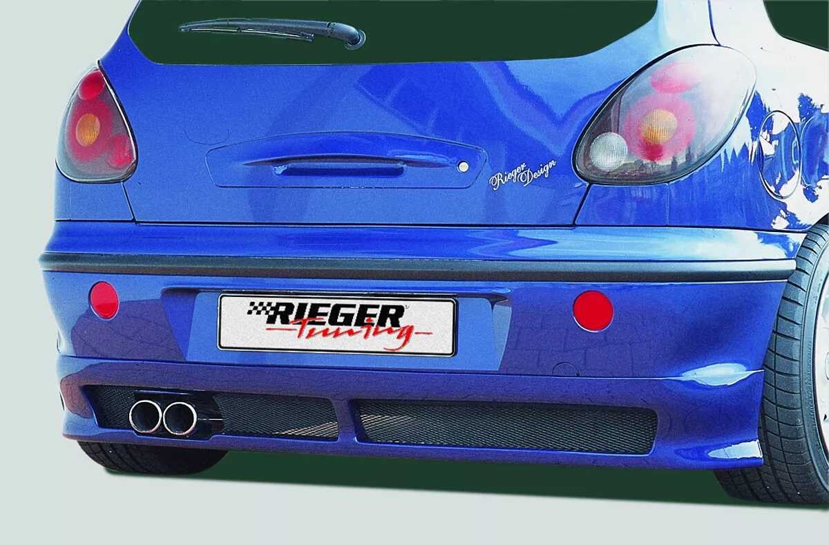 Rieger Tuning Rieger spoiler pod zadní nárazník pro Fiat Bravo, plast ABS bez povrchové úpravy