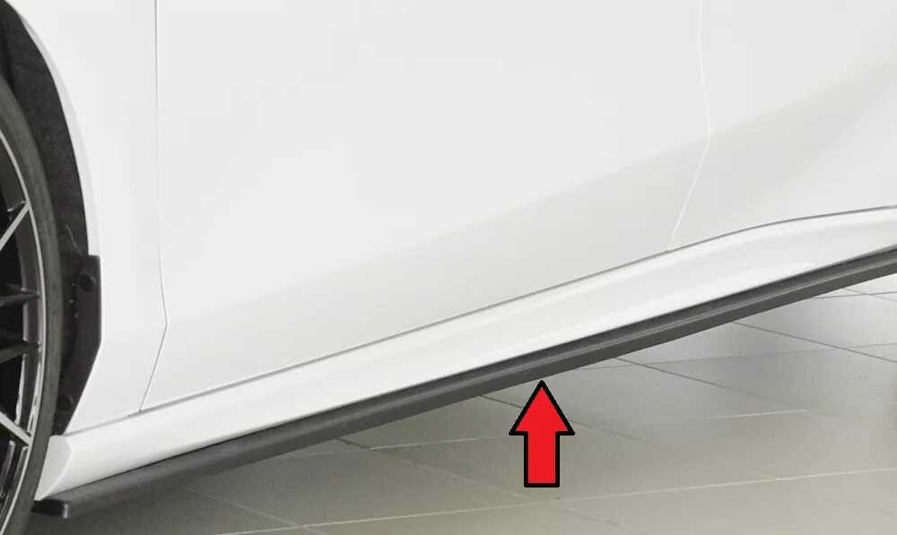 Rieger Tuning Rieger spoiler pod boční práh mont. strana levá pro Ford Focus 4 DEH, ST 5-dvéř. (combi), 5-dvéř. (hatchback), 5-dvéř. (sedan), r.v. 06/19-, 09/18-, plast ABS bez povrchové úpravy