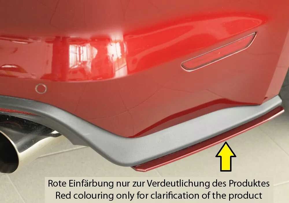 Rieger Tuning Rieger spoiler pod zadní nárazník na pravé straně pro Ford Mustang 6 LAE kabriolet, kupé před faceliftem r.v. 11/14-07/17, plast ABS bez povrchové úpravy