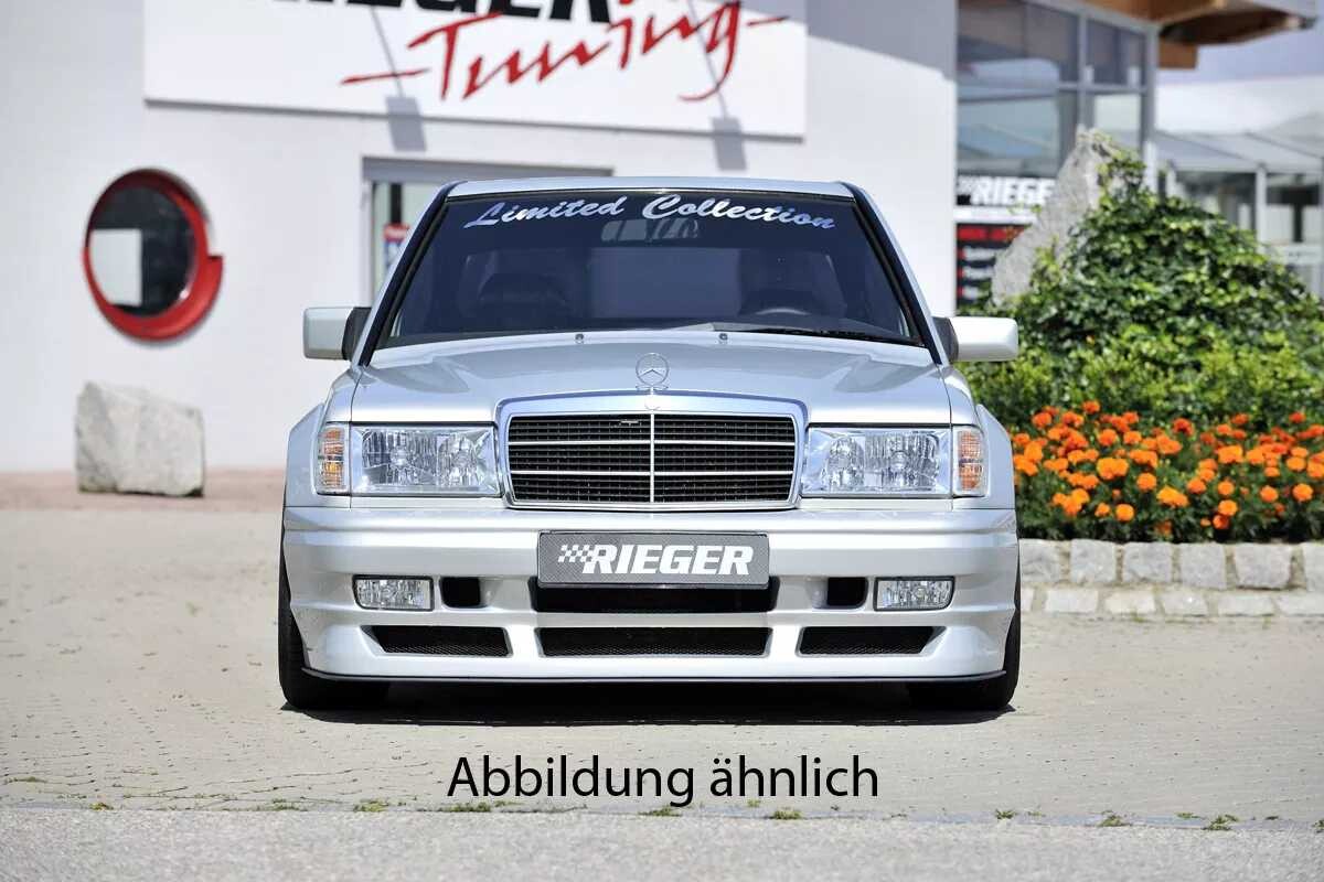 Rieger Tuning Rieger přední nárazník pro Mercedes 190 W201 sedan, GFK (laminát), pro vozy s kapotou SEC, bez výřezů pro mlhová světla