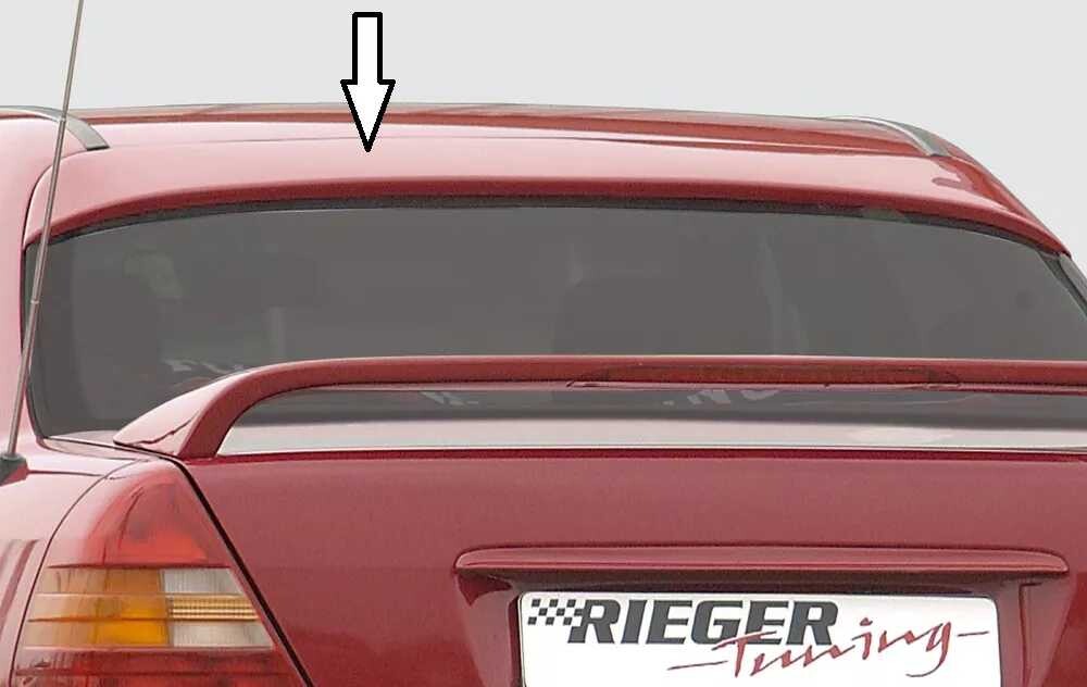Rieger Tuning Rieger patka na zadní okno pro Mercedes třída C W202 sedan, plast ABS bez povrchové úpravy