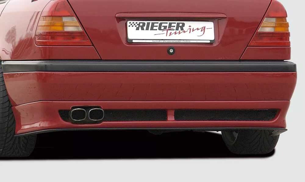 Rieger Tuning Rieger spoiler pod zadní nárazník pro Mercedes třída C W202 sedan (model od r.v. 98) r.v. 07/97-, GFK (laminát)