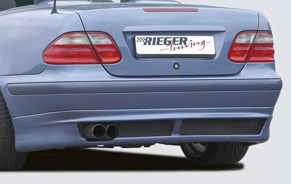 Rieger Tuning Rieger spoiler pod zadní nárazník pro Mercedes CLK W208 kabriolet, kupé, plast ABS bez povrchové úpravy