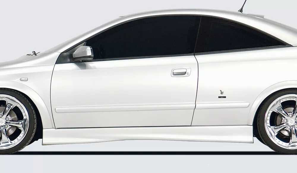 Rieger Tuning Rieger boční práh mont. strana levá pro Opel Astra G 3-dvéř., cabrio, kupé, plast ABS bez povrchové úpravy