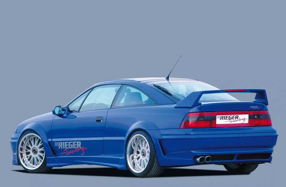 Rieger Tuning Rieger spoiler pod zadní nárazník widebody II pro Opel Calibra A 3-dvéř. r.v. 03/90-, GFK (laminát), levý