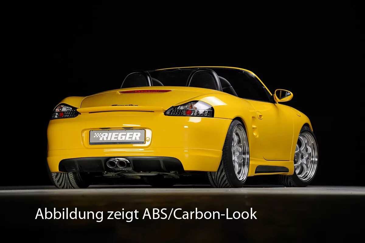 Rieger Tuning Rieger spoiler pod zadní nárazník pro Porsche Boxster 986  r.v. 09/96-10/04, plast ABS bez povrchové úpravy