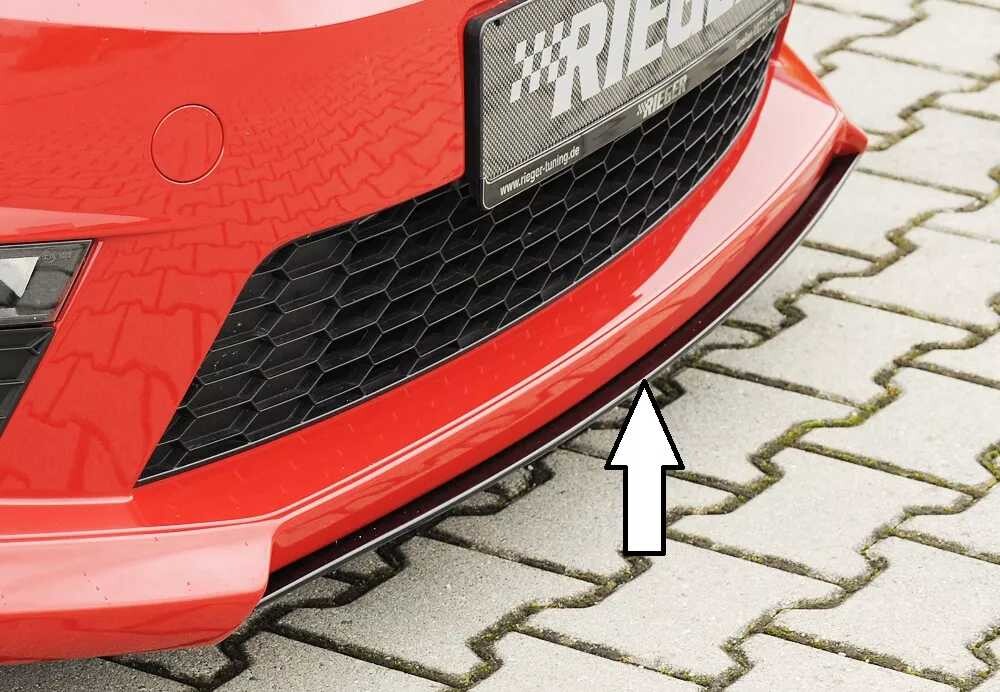 Rieger Tuning Rieger lipa pod přední nárazník Rieger pro Škoda Octavia RS 5E combi, sedan před faceliftem, 06/13-01/17, plast ABS bez povrchové úpravy