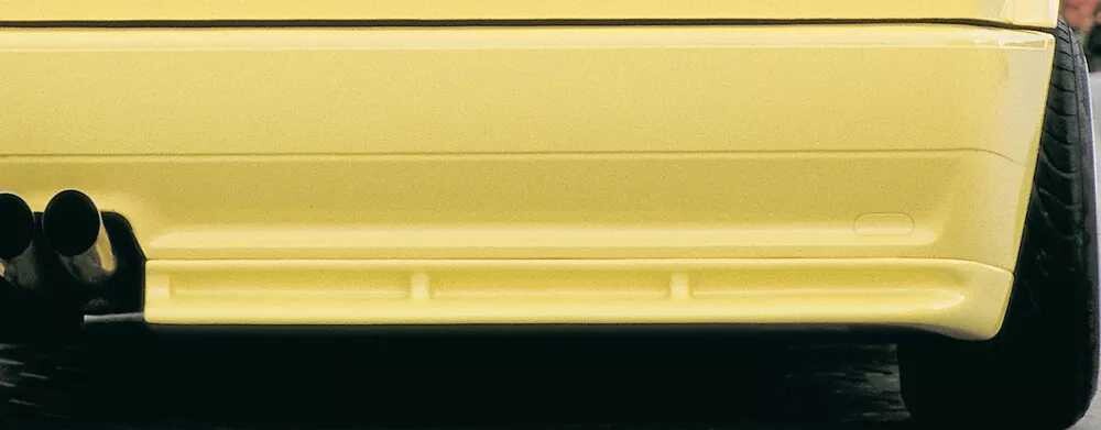 Rieger Tuning Rieger spoiler pod zadní nárazník pro Volkswagen Corrado 53I kupé r.v. 88-95, plast ABS bez povrchové úpravy, delší pravá část