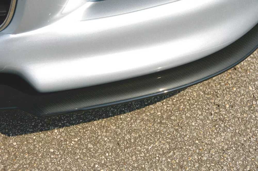 Rieger Tuning Rieger lipa pod přední nárazník Rieger pro Volkswagen Eos 1F kabriolet před faceliftem, 04/06/-11/10, plast ABS s povrchovou úpravou Carbon-Look, 2-dílný,