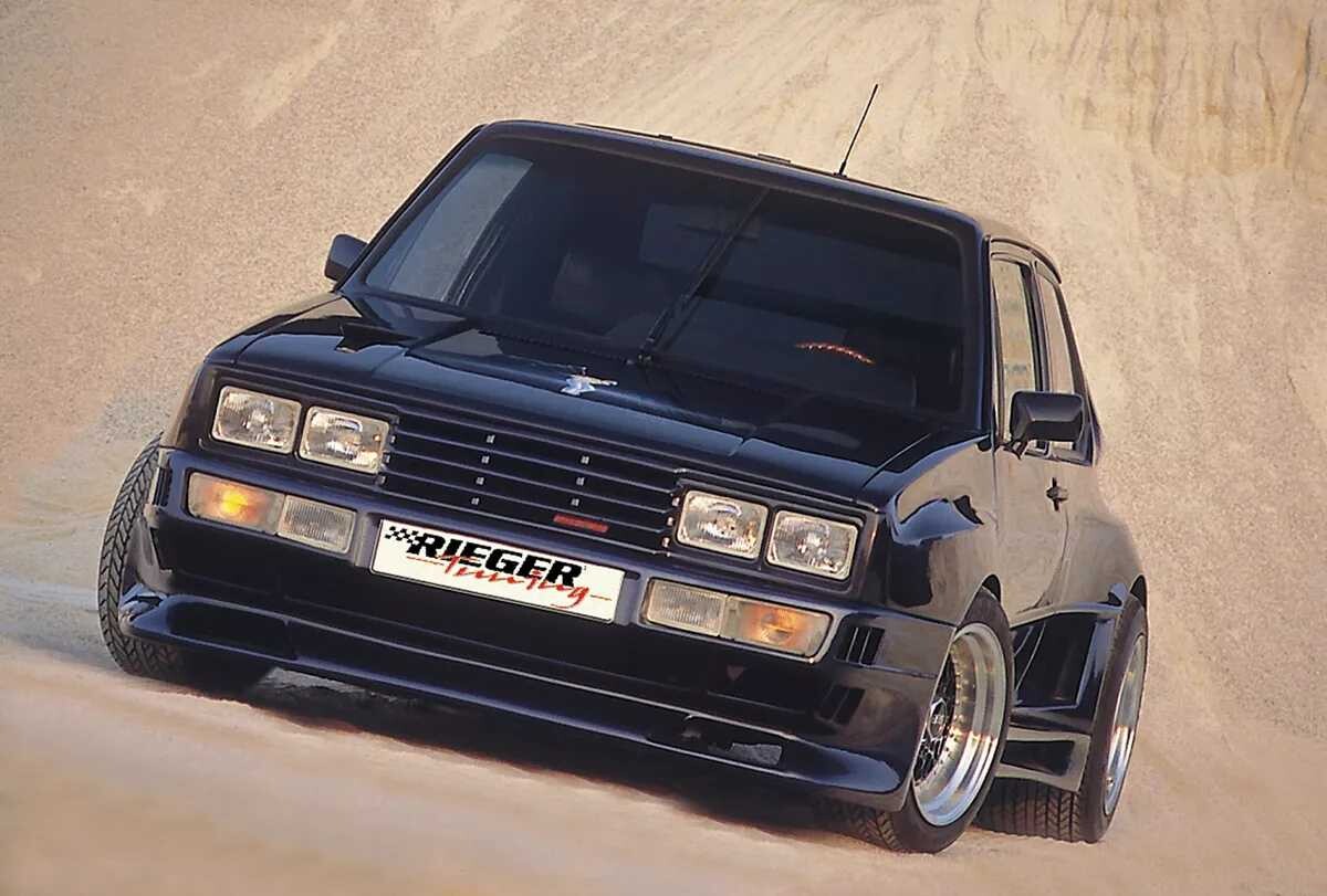 Rieger Tuning Rieger boční díl widebody II pro Volkswagen Golf 1 3-dvéř., 74-83, GFK (laminát), mont. strana levá