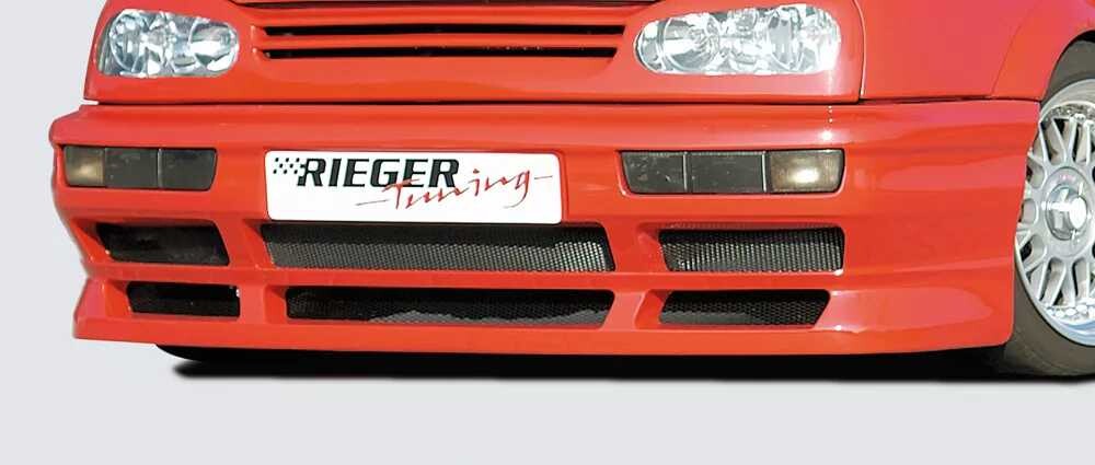 Rieger Tuning Rieger přední nárazník pro Volkswagen Golf 3 3-dvéř., 5-dvéř., combi, kabriolet, GFK (laminát)
