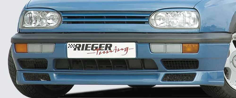 Rieger Tuning Rieger spoiler pod přední nárazník pro Volkswagen Golf 3 3-dvéř., 5-dvéř., kabriolet, plast ABS bez povrchové úpravy