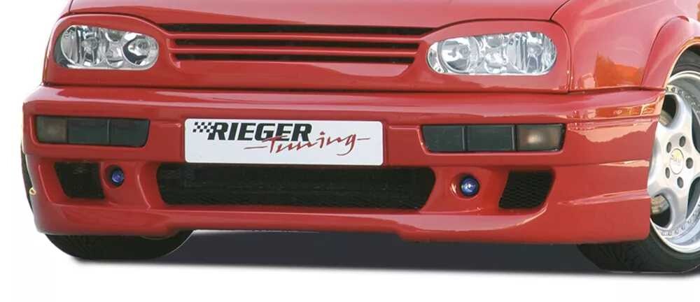 Rieger Tuning Rieger přední nárazník pro Volkswagen Golf 3 3-dvéř., 5-dvéř., kabriolet, plast ABS bez povrchové úpravy